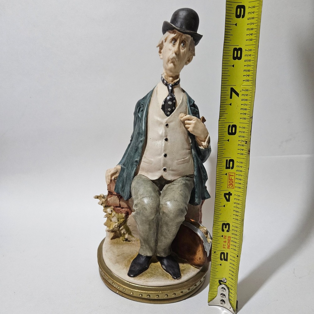 Giuseppe Cappe Doctor Figurine Capodimonte Sculpture Porcelain Statue Italy Art - Picture 6 of 7